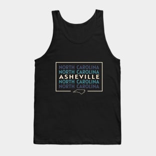 Asheville, NC Geometric Repeater Tank Top